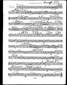 Partition violoncelle, Piano Trio No.1, D minor, Reissiger, Carl Gottlieb
