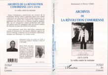 ARCHIVES DE LA RÉVOLUTION COMORIENNE