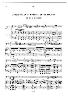 Partition de piano, Symphony No.36, Linz Symphony, C major
