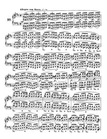 Partition Etude No.10, Etudes Op.25, Chopin, Frédéric