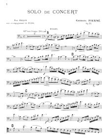 Partition complète et , partie, Solo de concert, Op.35