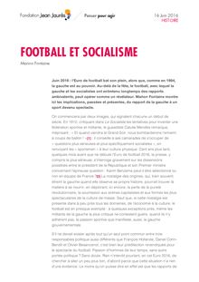 Football et socialisme