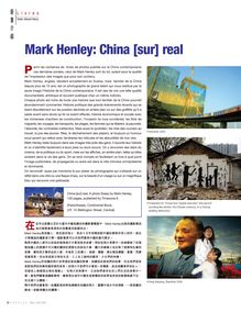 Paroles/mar-apr.13 - 2007 - Mark HENLEY - China [sur] real