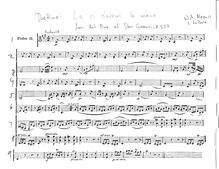 Partition violons II, Don Giovanni, Il dissoluto punito ossia il Don Giovanni