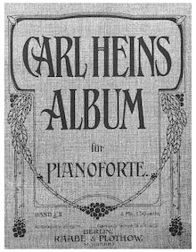 Partition complète, Carl Heins Album, Heins, Carl