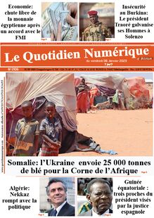 Le Quotidien Numérique d’Afrique N° 2106 - du vendredi 6 janvier 2023