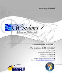 Guide de notre séminaire Windows 7 - Informatique Hamel ...
