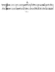 Partition , Duet pour soprano et ténor* (haut clefs: G2, C3), Duodecim bicinia sine textu par Orlande de Lassus