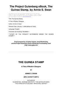 The Guinea Stamp - A Tale of Modern Glasgow