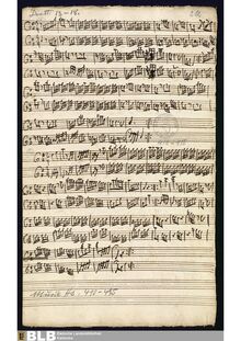 Partition complète, 6 duos, Molter, Johann Melchior par Johann Melchior Molter