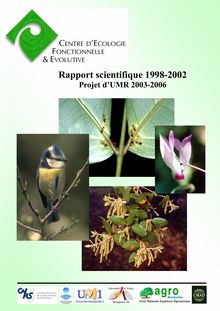 Rapport scientifique 1998-2002