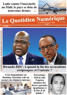 Le Quotidien Numérique d’Afrique N° 2135 - Du vendredi 17 février 2023