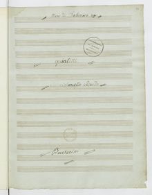 Partition violoncelle 2, 3 corde quintettes, G.352-354 (Op.43), Boccherini, Luigi