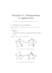 Chapitre Triangulation et applications