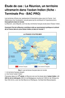 Étude de cas : La Réunion, un territoire ultramarin dans l océan Indien