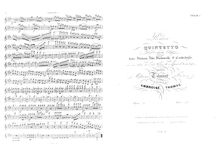 Partition parties complètes, corde quintette No.1, Op.7, F major