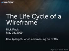 The life cycle of a wireframe
