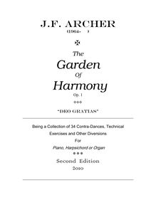 Partition complète, pour Garden of Harmony, Op. 1, Various, Archer, Jerald Franklin
