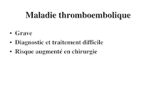 Maladie thromboembolique
