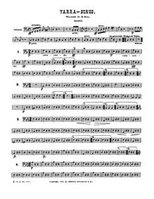 Partition Double Basses, Yarra chansons valses, F major, Bial, Rudolf
