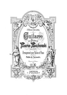 Partition de violon, 2 Piano pièces, Op.45, Moszkowski, Moritz
