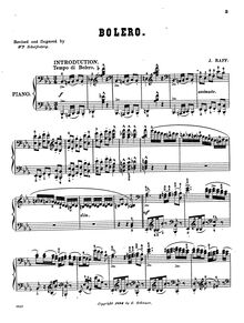 Partition No.1: Bolero, 2 Caprices, Op.111, Raff, Joachim par Joachim Raff
