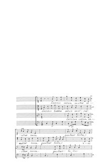 Partition , Laeletur coelum, 3 voix (canto, ténor e basso), Sentimenti devoti espressi con la musica di due, e tre voci [...] libro secondo, Op.6