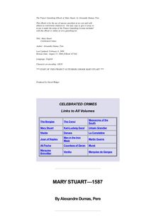 Mary Stuart - Celebrated Crimes