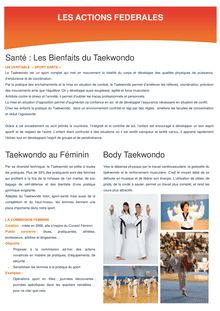 Santé : Les Bienfaits du Taekwondo 