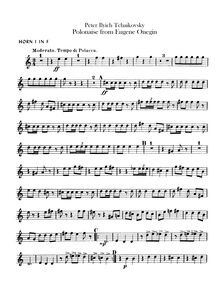 Partition cor 1, 2, 3, 4 (F), Eugene Onegin, Евгений Онегин ; Yevgeny Onegin ; Evgenii Onegin