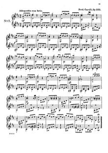 Partition No.5, 18 Very Easy pièces pour Beginners, Op. 333, Grand Recueil
