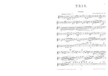 Partition complète et parties, Piano Trio No.3, Op.52