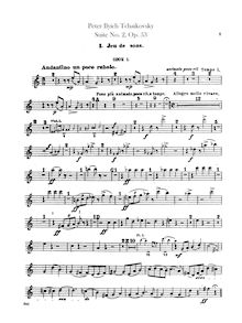 Partition hautbois 1, 2, anglais cor,  No.2, Suite caractéristique