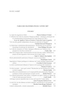Table des matières pour l’année 2007 - table ; n°4 ; vol.59, pg 979-981