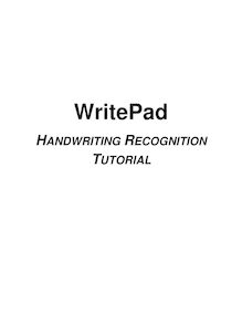 WritePad Tutorial - PhatWare