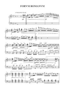 Partition IV: FORVM ROMANVM, Romani, Op.3, Veldhuizen, Rick van