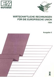 Wirtschaftliche Rechnungen für die Europäische Union 1994