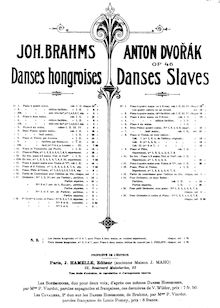 Partition de piano, Hungarian Dances, Ungarische Tänze par Johannes Brahms