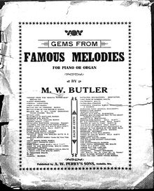 Partition complète, famous melody par Franz Xaver Gruber