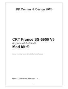 CRT France SS-6900-V3-A Mod Manual Rev 3.0