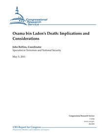 Osama bin Laden's Death: Implications and Considerations