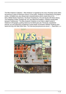 The Wes Anderson Collection Book Review
