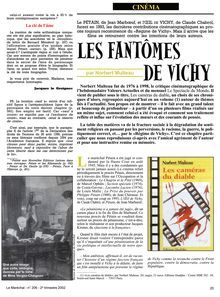 LES FANTÔMES DE VICHY