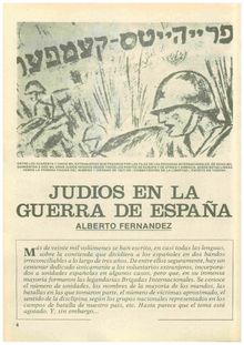 Judíos en la Guerra de España