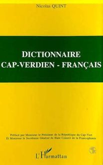 DICTIONNAIRE CAP-VERDIEN - FRANÇAIS