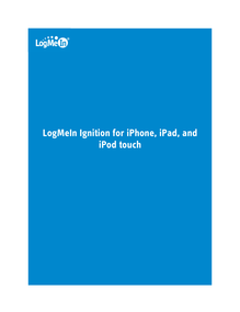 User Guide (pdf) - LogMeIn Ignition for iPhone, iPad, and iPod touch