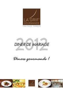 enu mariage 2012 - LA Grif Gourmande