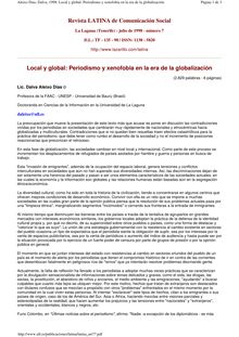 Revista LATINA de Comunicación Social Local y global: Periodismo ...