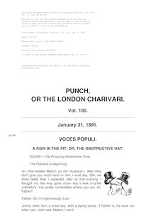 Punch, or the London Charivari, Volume 100, January 31, 1891