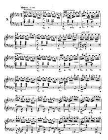 Partition No.5 en G♭ major, Etudes Op.10, Chopin, Frédéric